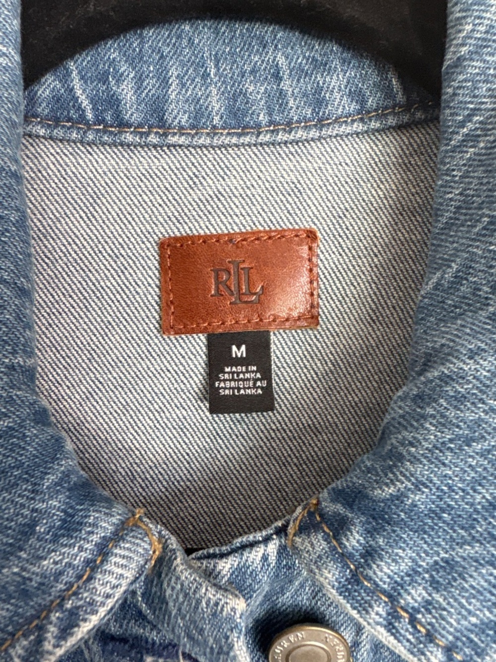Ralph Lauren classic light blue denim jacket - Picture 2 of 5